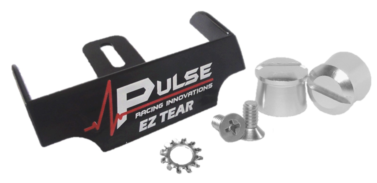 Pulse EZ Tear Black w/ Silver Tear Off Post EZTS102BKP