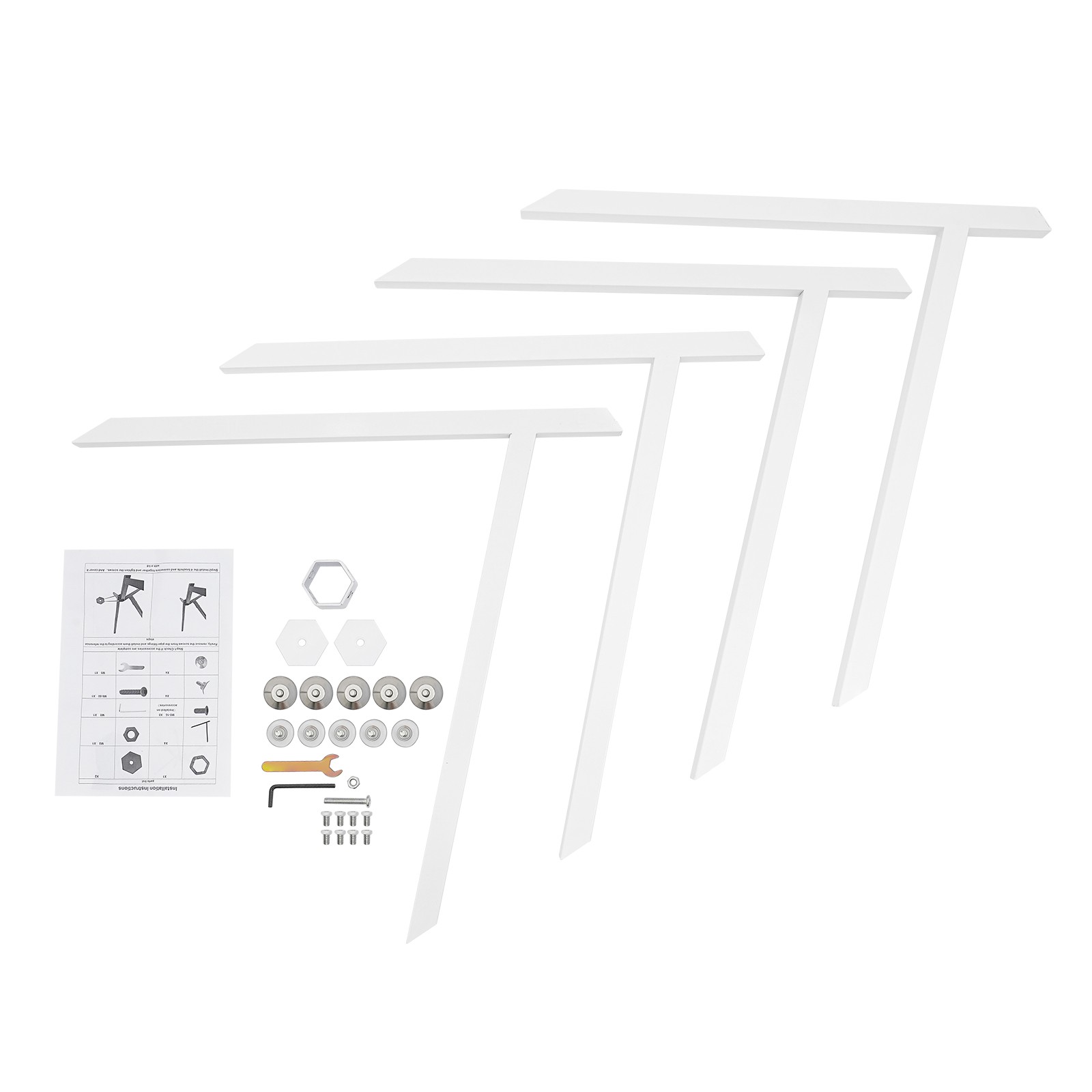 Metal Table Legs Table Crossed-leg Modern Dining Table Legs Furniture Legs