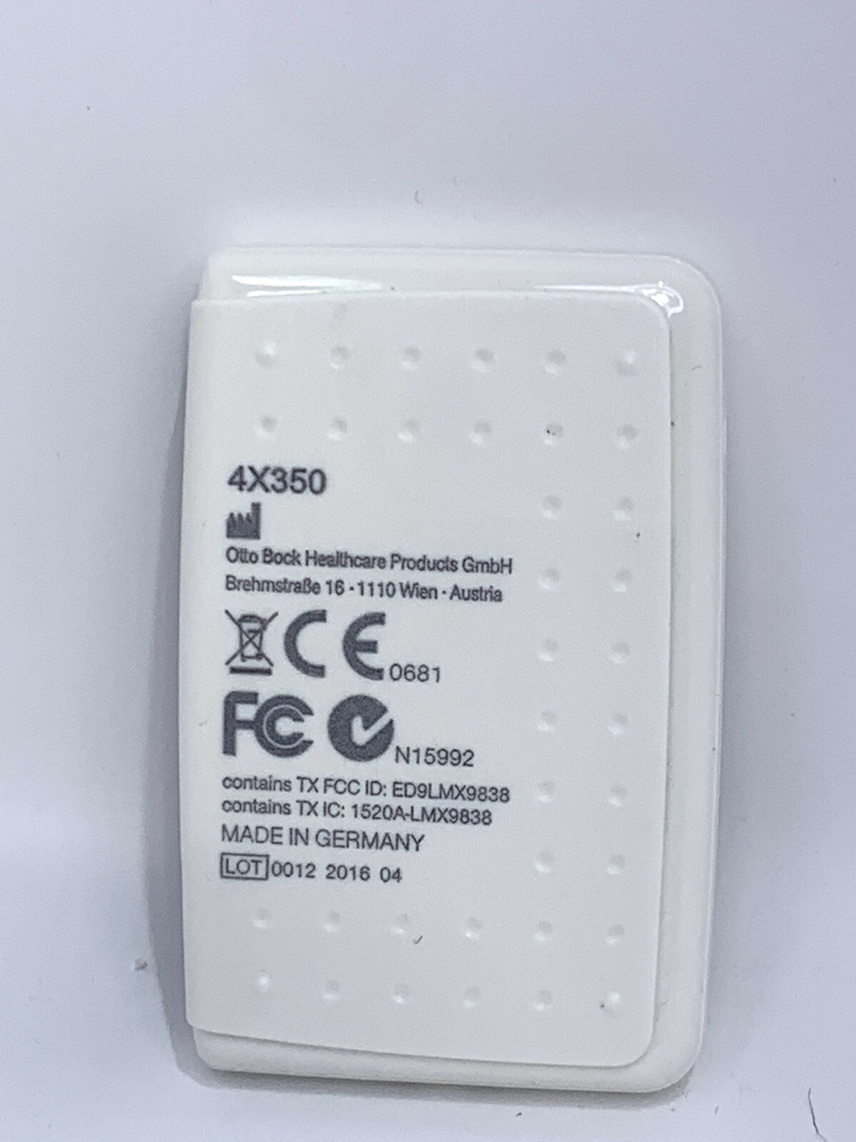 ottobock otto bock cleg C-leg genium X3 prosthetic remotes.