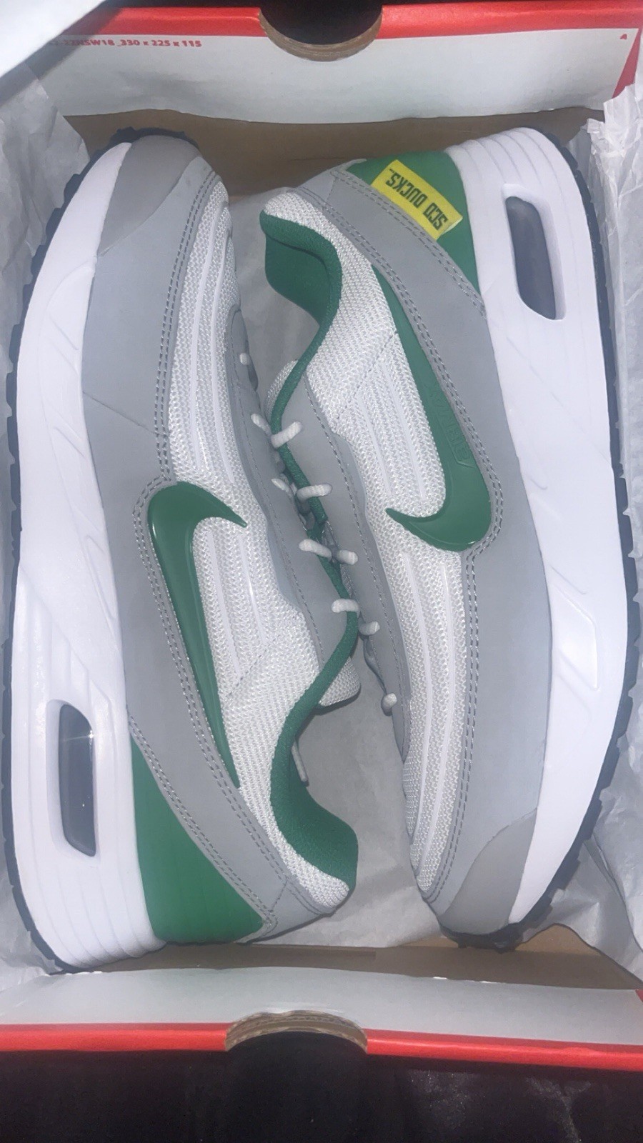 Nike College Air Max Verse x Oregon Duck  IB3224-100 Mens 11 NEW