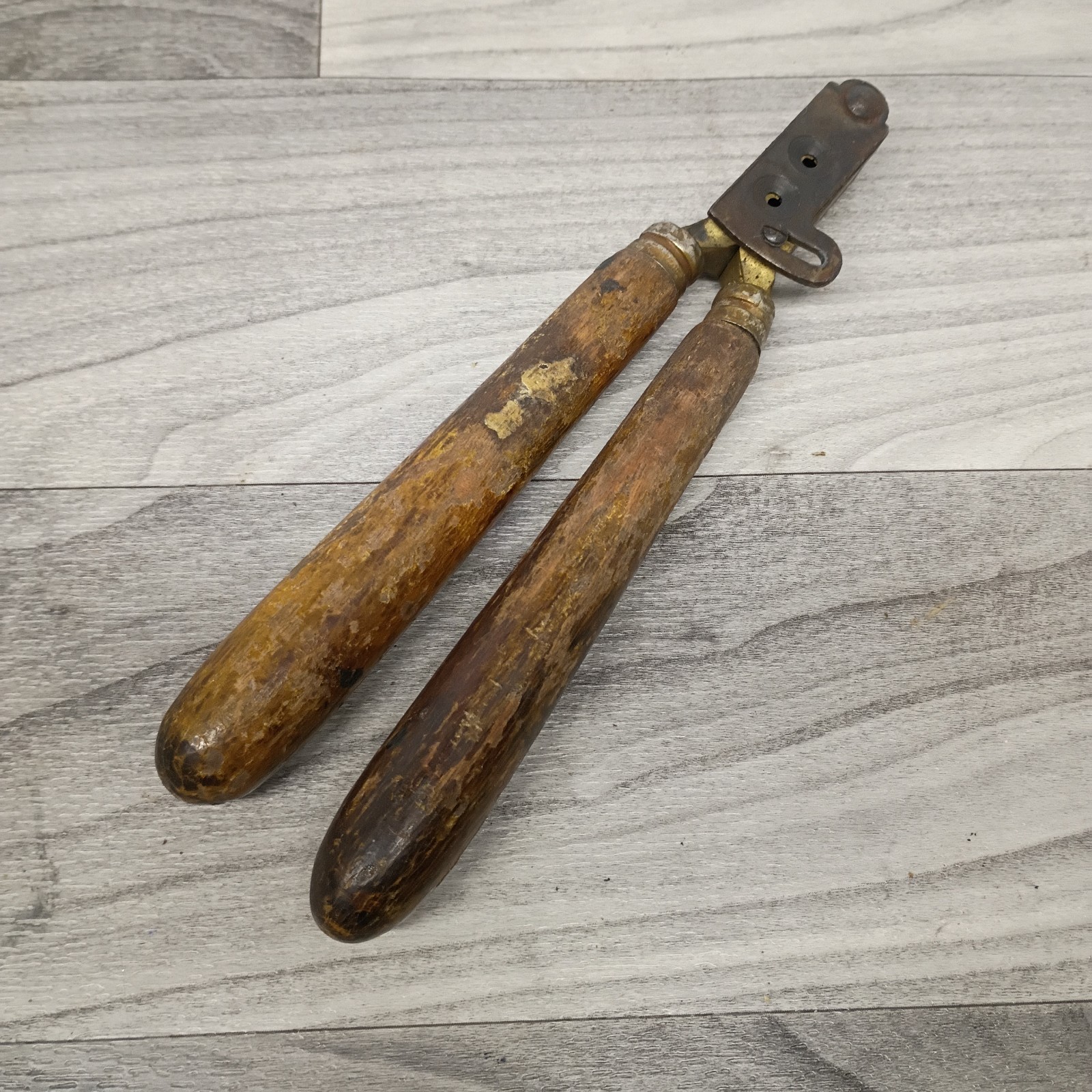 Vintage Armsport Inc .45 Cal 2 Cavity Bullet Mold Wood Handles Bullet Casting