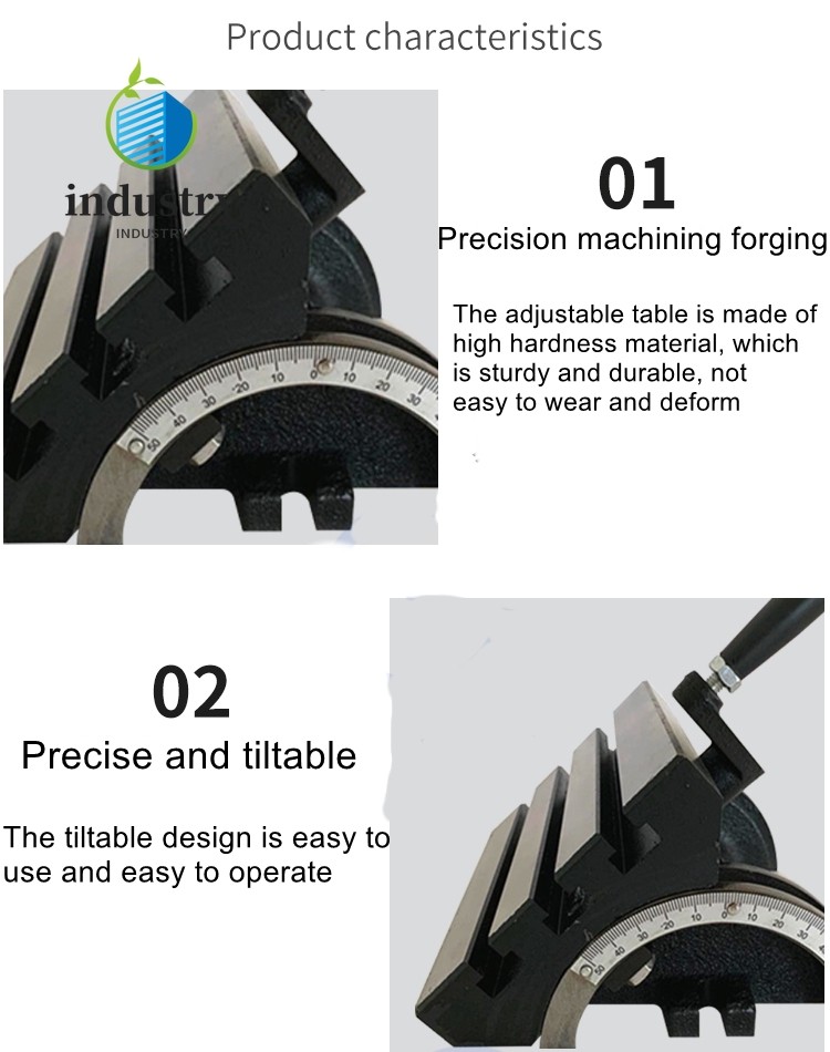 10 Inch Adjustable Angle Tiltable Table Machining Center Drilling Machine