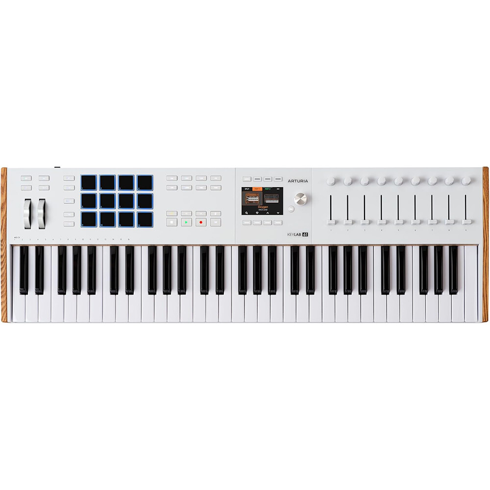 Arturia KeyLab 61 mk3 Professional MIDI Controller w/ Pedal, Cover & cable KIT