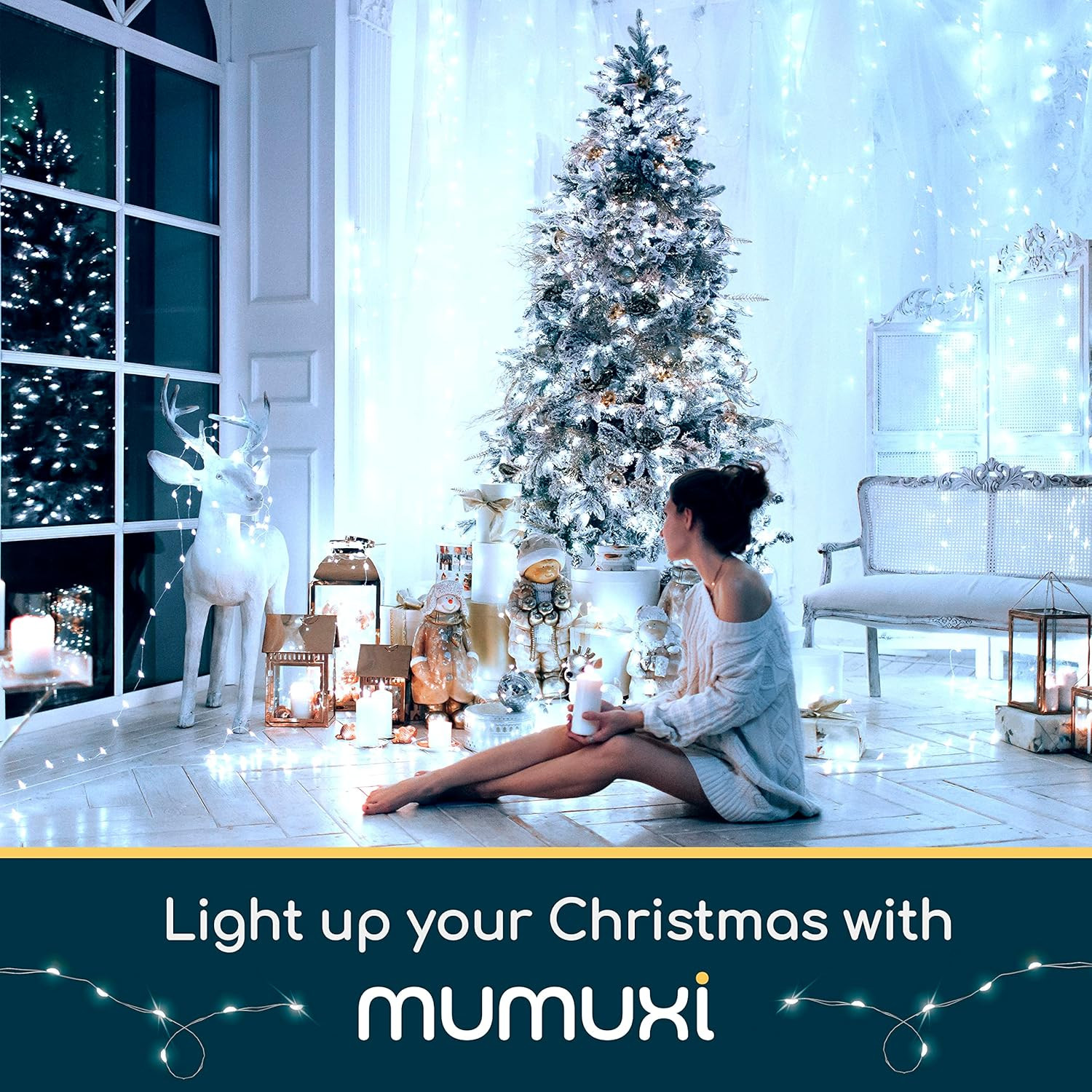 24-Pack LED Fairy Lights – 7.2ft Copper Wire String Lights