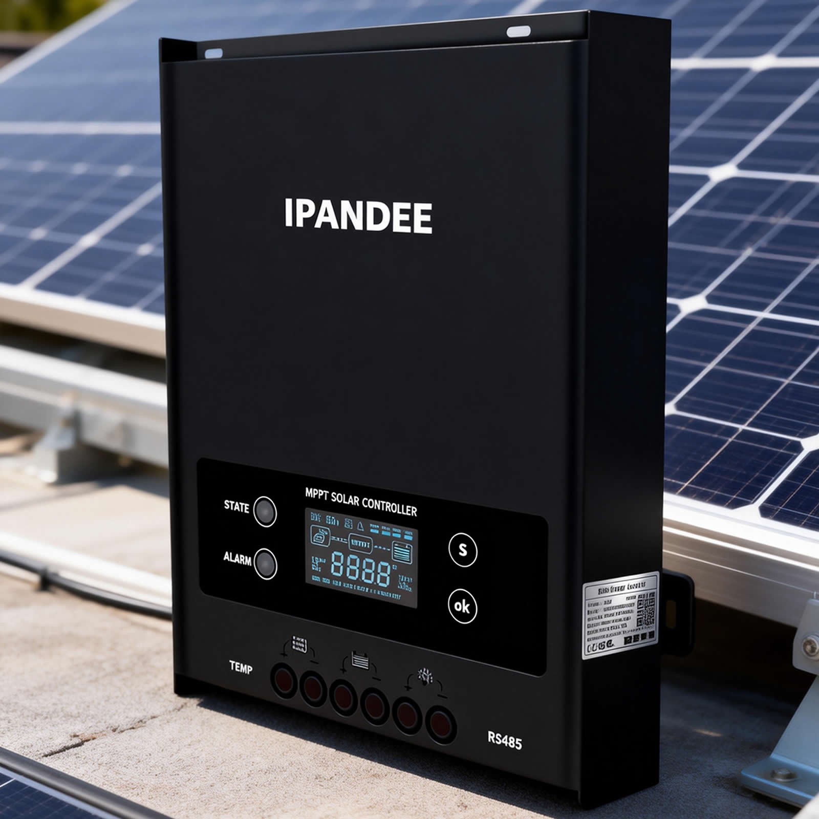 60A MPPT Solar Panel Battery Charge Controller 12V/24/36/48V LCD Regulator 200V
