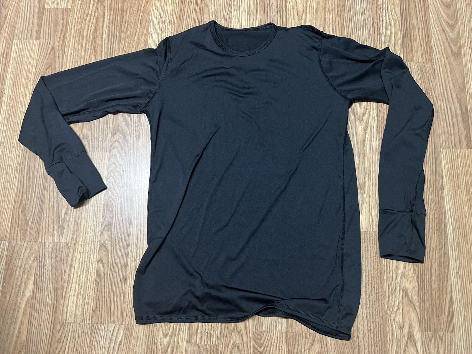 USGI Black silky set Size Large regular Used