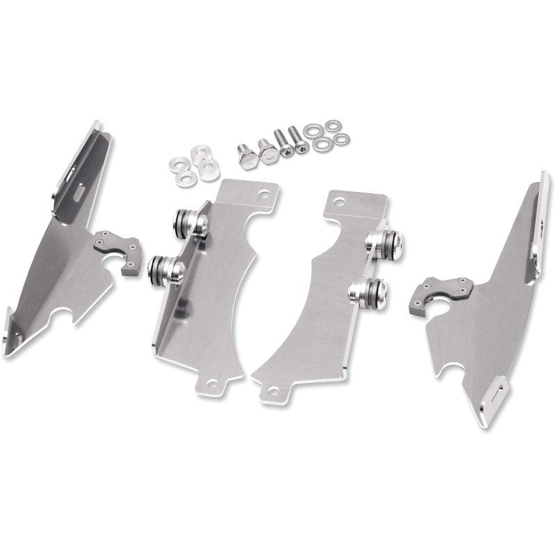 MEMPHIS SHADES Windshield Trigger-Lock Complete Mount Kit - Polished - MEM8969