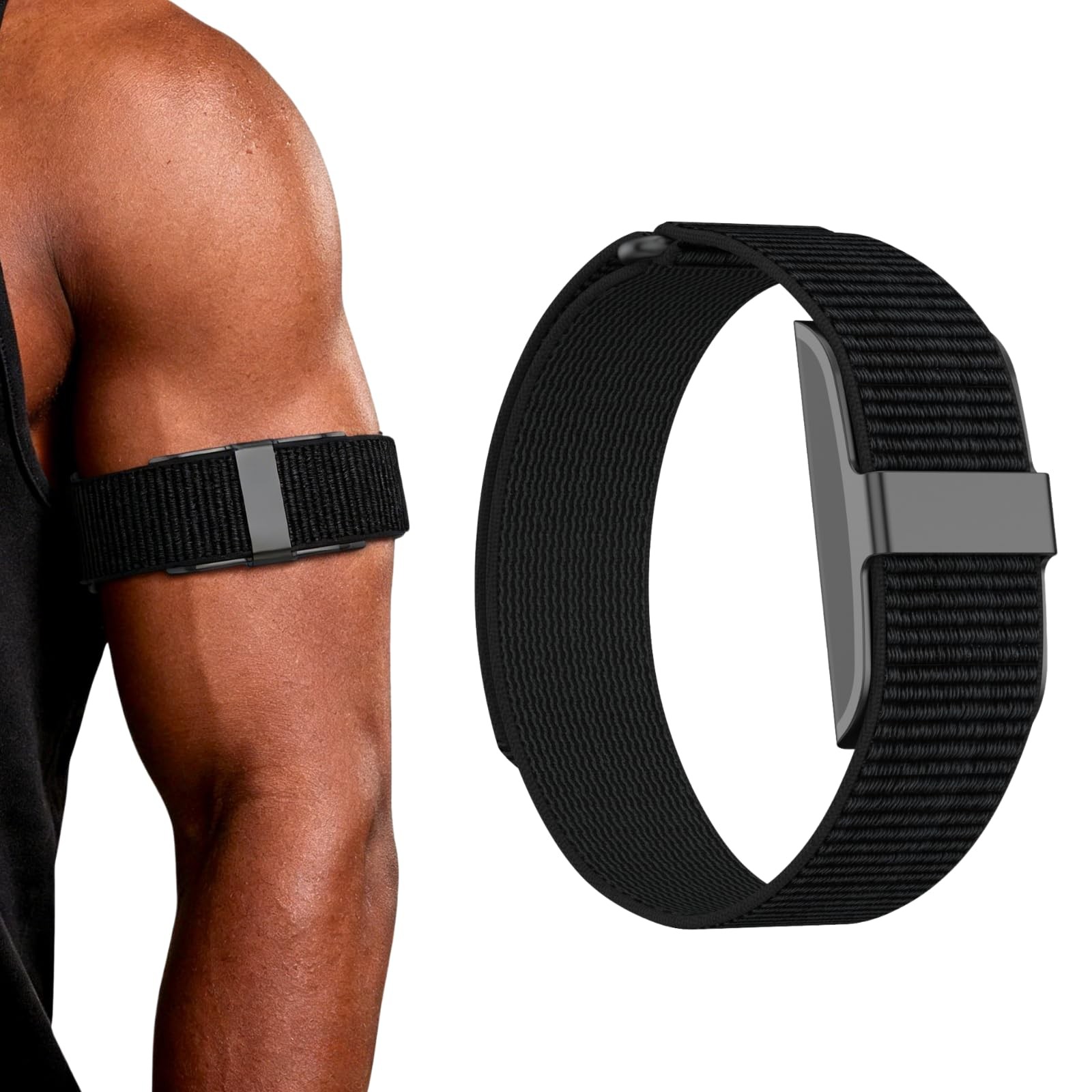 CKONXE Bicep Bands Compatible with Hume Band, Nylon Loop Replacement Strap, S...