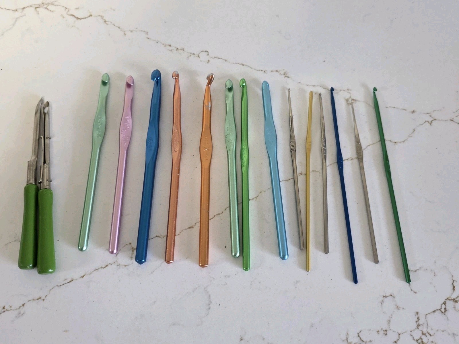 Susan Bate & Boye Crochet Hooks Various Years/colors