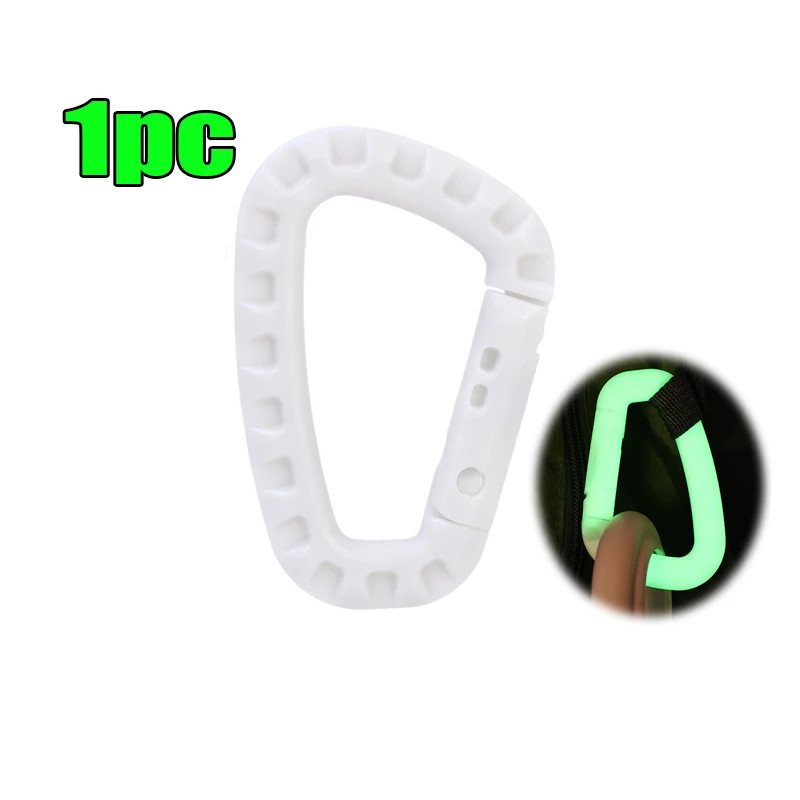 Luminous Lightweight Hook Glow in the Dark Outdoor Climbing Camping Backpack Tac