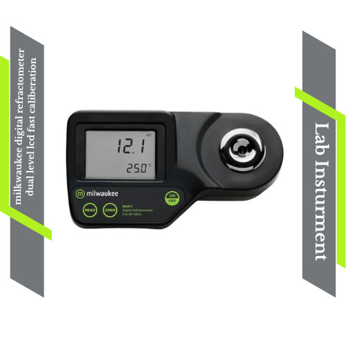 milkwaukee digital refractometer dual level lcd fast caliberation