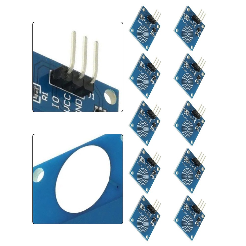 20pcs TTP223 Touch Sensor Modules with Easy Three Wire Connection Setup