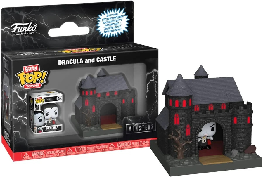 Funko Pop! Bitty Town: Universal Monsters - Dracula and Castle #88814