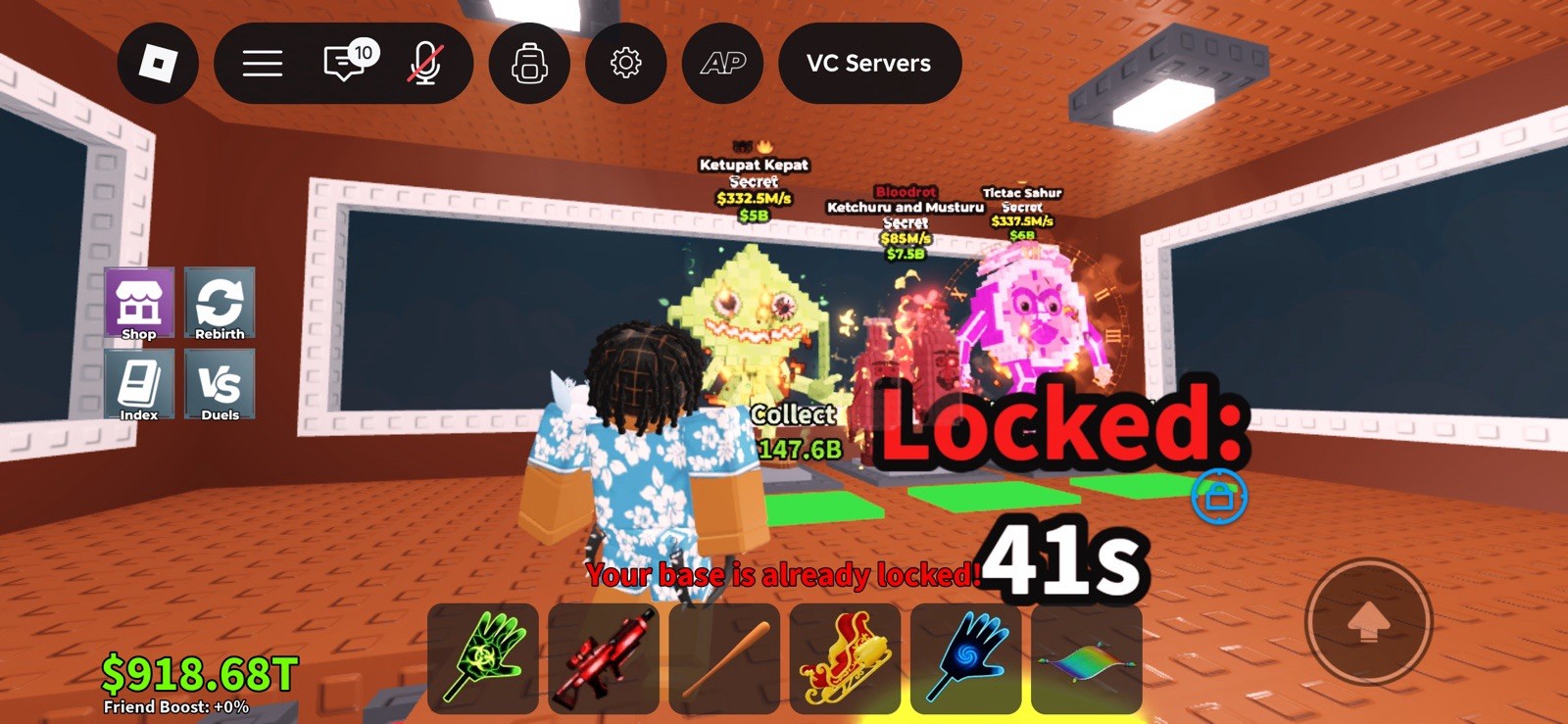VC Servers Secret Locked Game Item/Asset In-Game Collectible