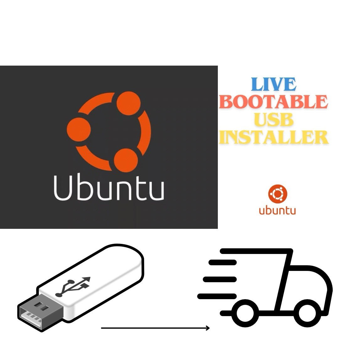 UBUNTU LINUX 25.10 BOOTABLE LIVE USB FLASH DRIVE 64 BIT LINUX Ubuntu