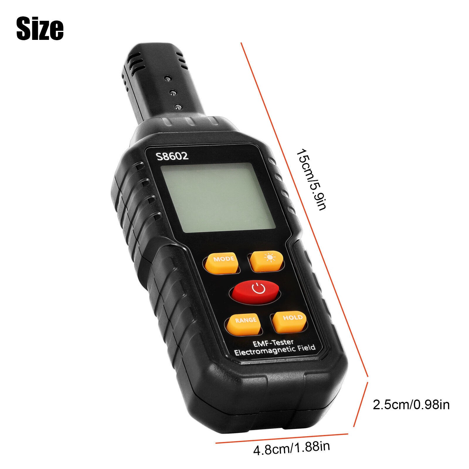 Digital LCD EMF Meter Electromagnetic Radiation Detector Tester