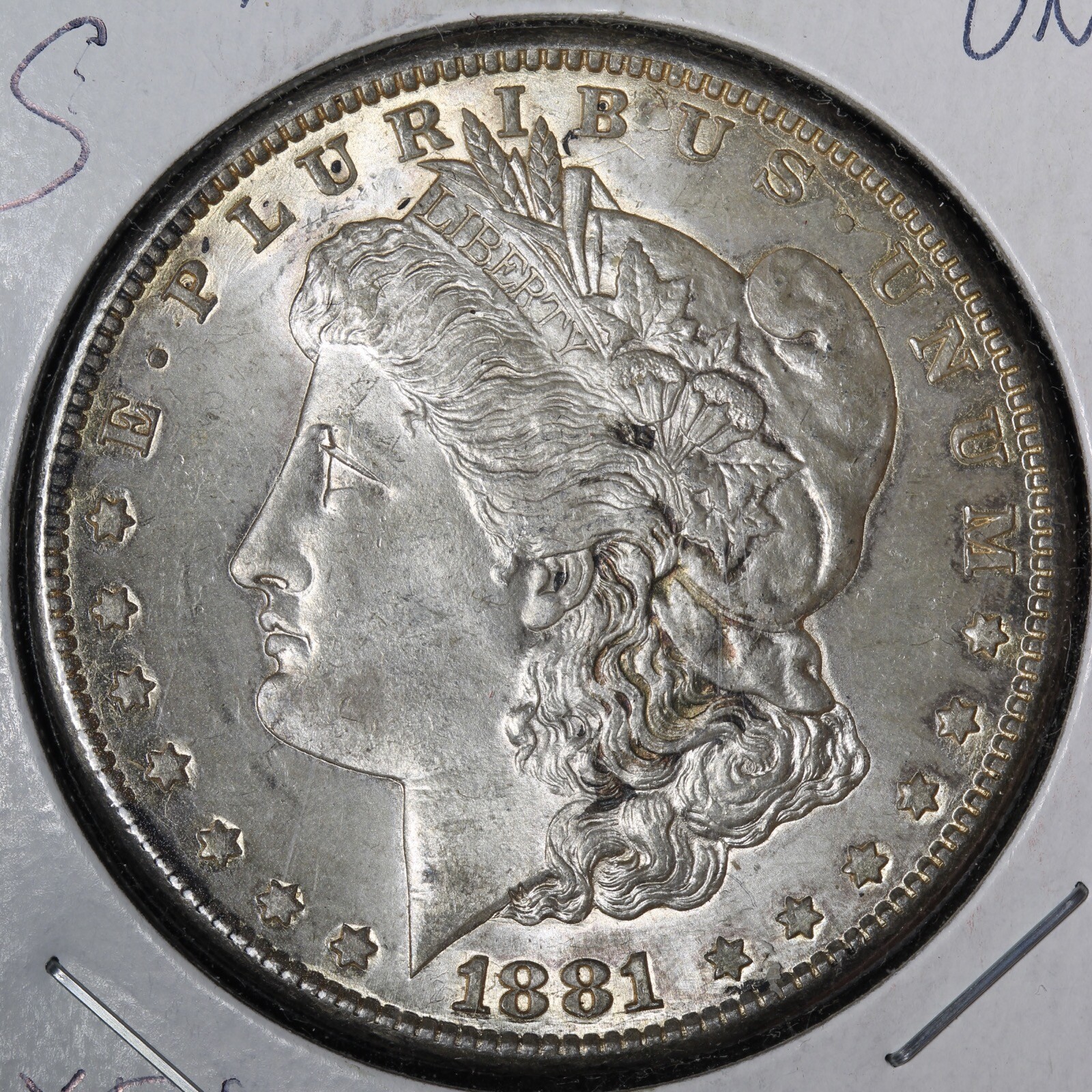 1881-S Morgan Silver Dollar UNC *UNCIRCULATED* MS E369 TXEL