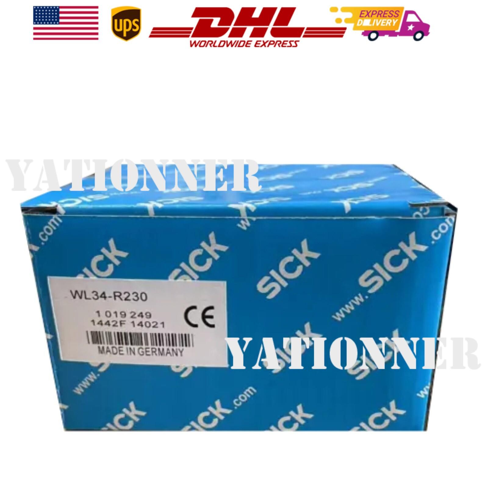 New SICK WL34R230 WL34-R230 1019249 Photoelectric Sensor Switch Replace