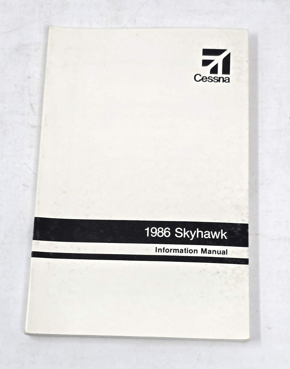 Vintage Cessna 1982 172-P Skyhawk Information Manual