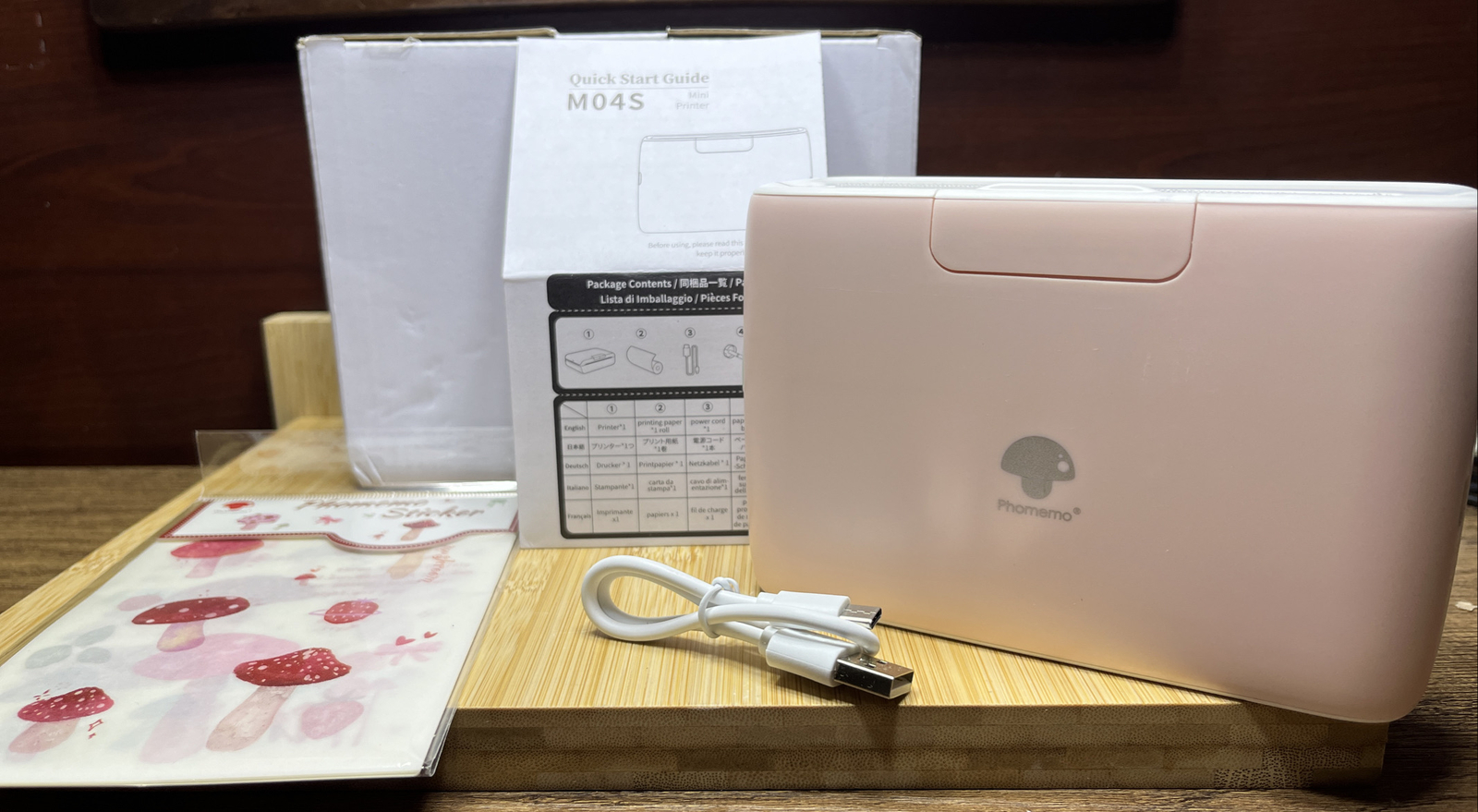 Phomemo M04S Portable Travel Printer - Open Box - Wireless and Compact