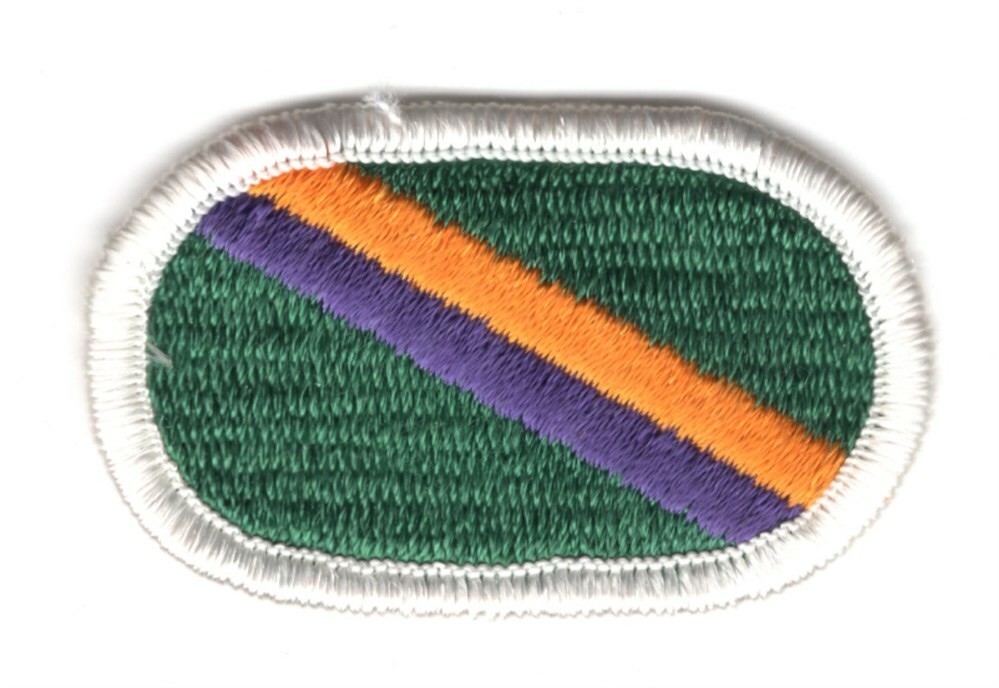 Army Airborne Oval Patch: Civil Affairs & Psyosp Command - merrowed edge