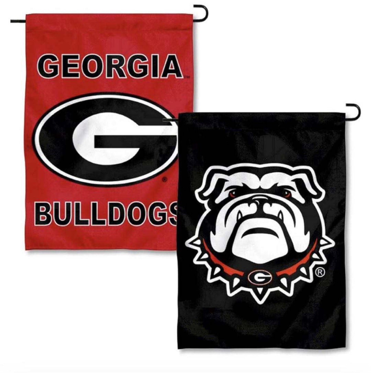 Georgia Bulldogs GARDEN FLAG 12” X 18” Bulldogs 2 Sided Premium Garden Flag