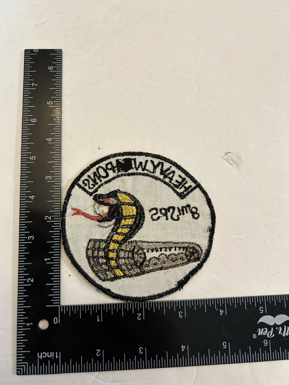 MH2772 Repro US Air Force Vietnam Unit Patch 8th Security Police Squadron IR46D