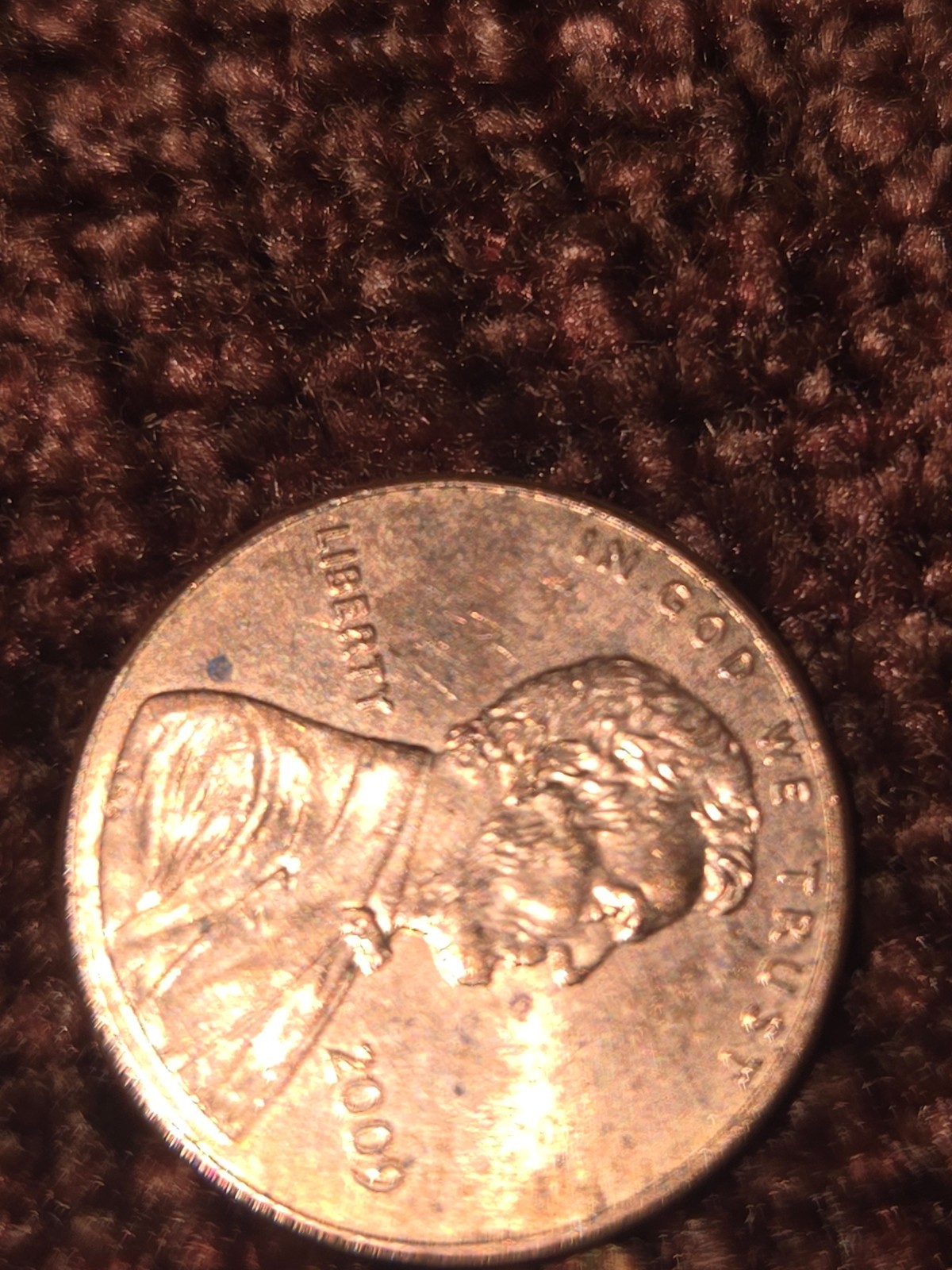 2009 lincoln penny no mint Mark