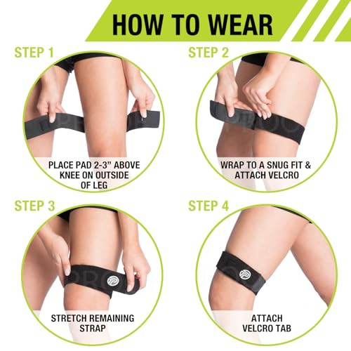 IT Band Compression Wrap, Knee Brace, Compression Wraps, Knee Strain, Knee