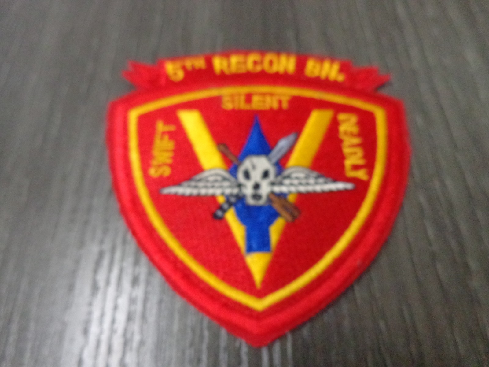 USMC 5th Recon Bn Marines  STICHED VINTAGE
