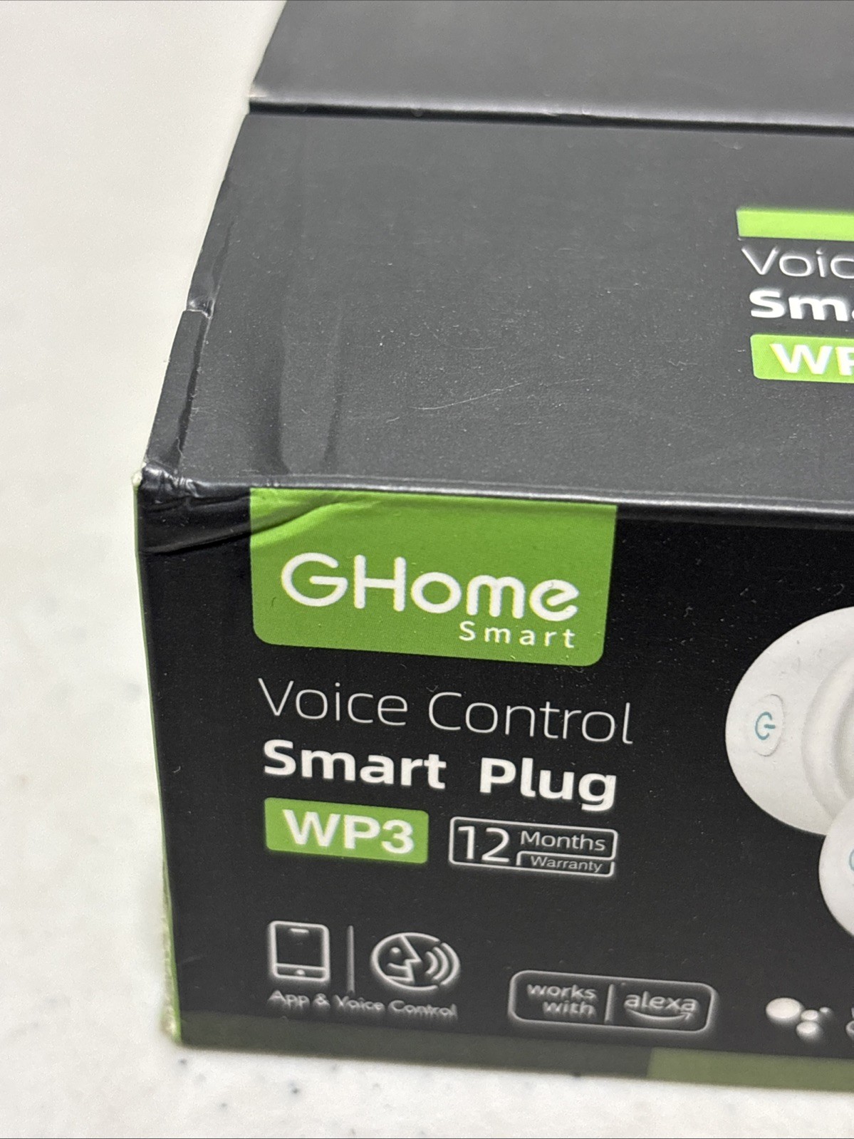 Ghome Smart Voice Control Smart Plug WP3 White 4 Pack
