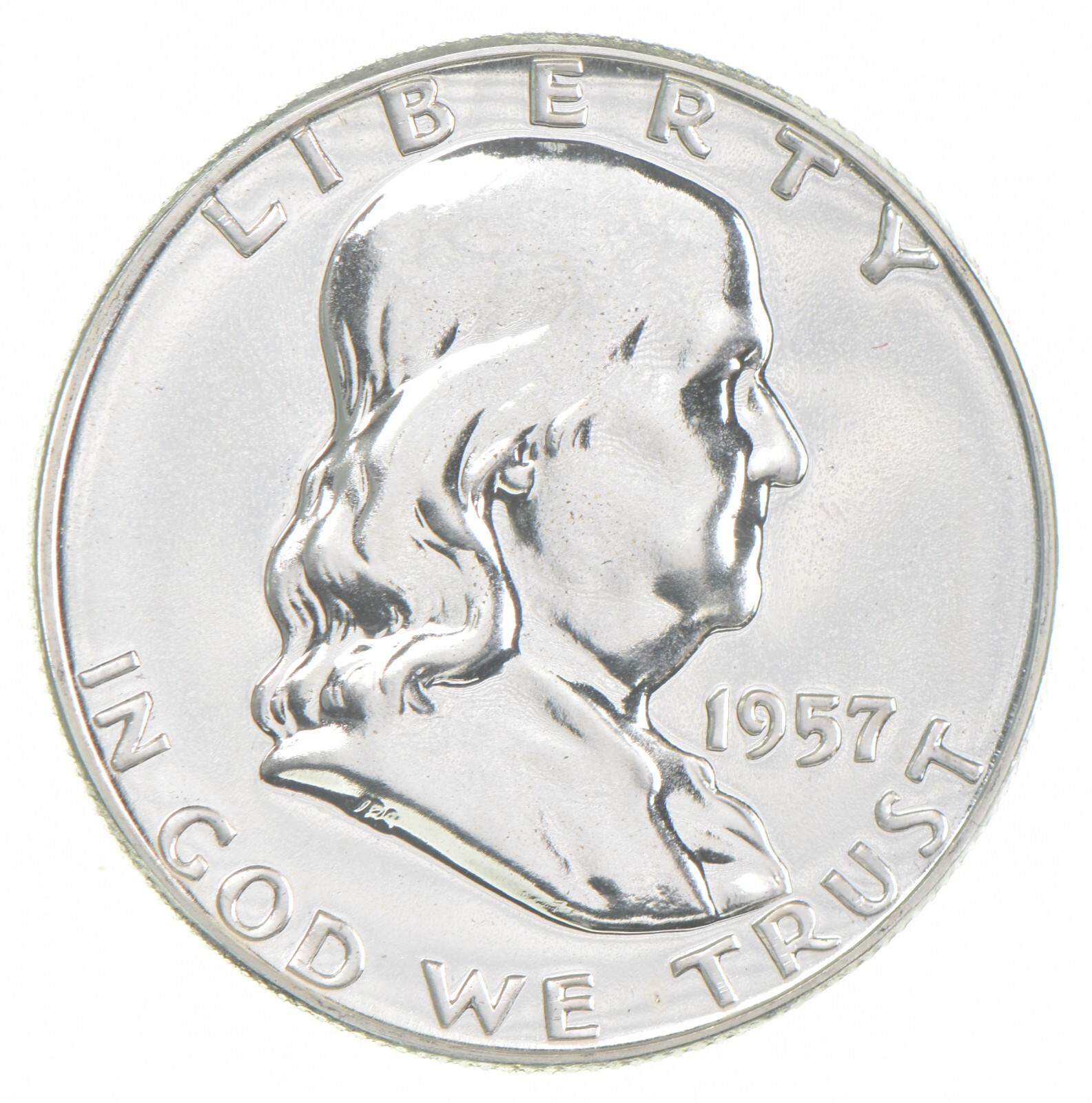 1957 Proof Franklin Half Dollar