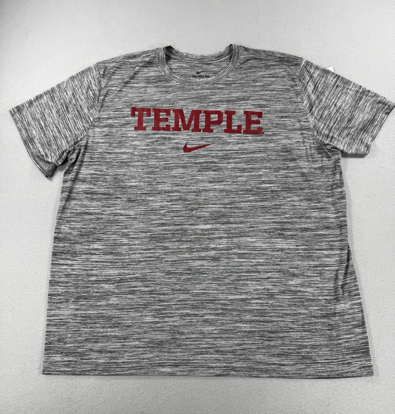 Nike Temple Owls Dri Fit Velocity Legend Tee XL Gray NCAA Shirt NWT