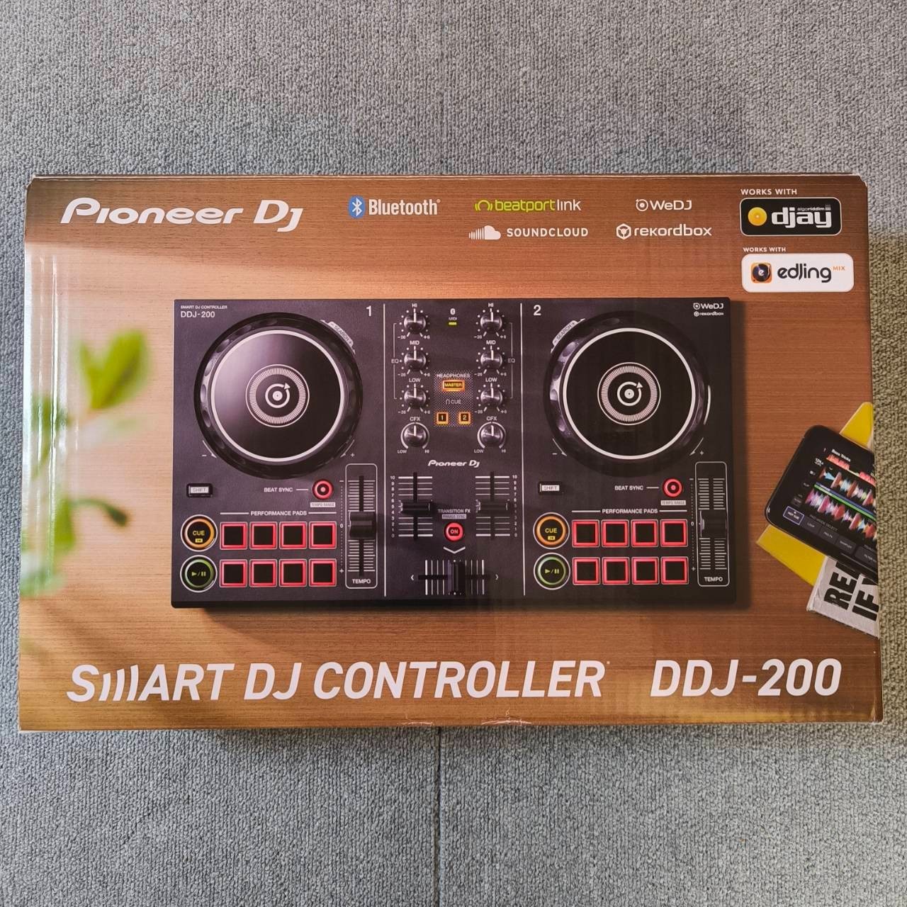 Pioneer DDJ-200 USB Bluetooth Smart DJ Controller Tested & Working From JP ※READ