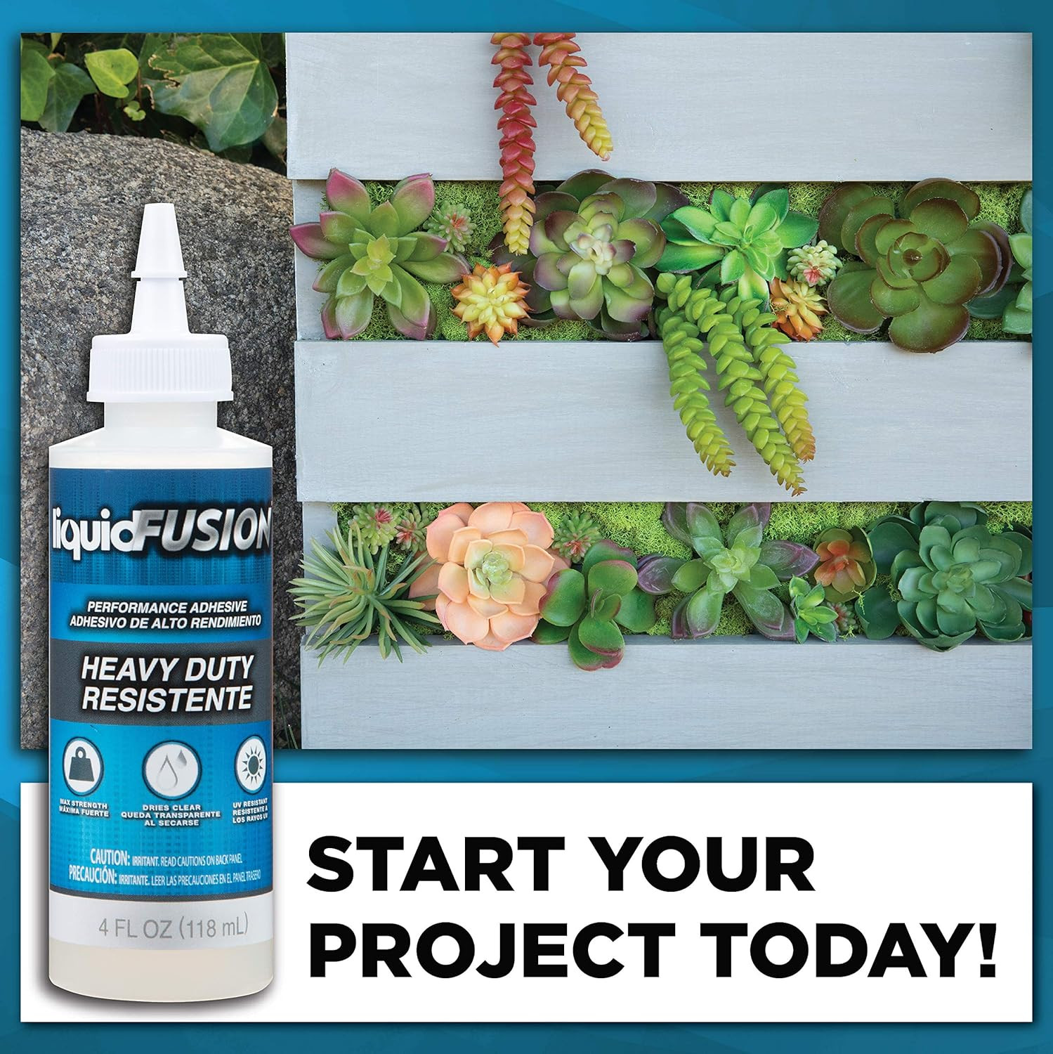 Liquid Fusion Heavy-Duty Glue 4 Fl Oz, Maximum Strength, Nontoxic & Dries Clear,