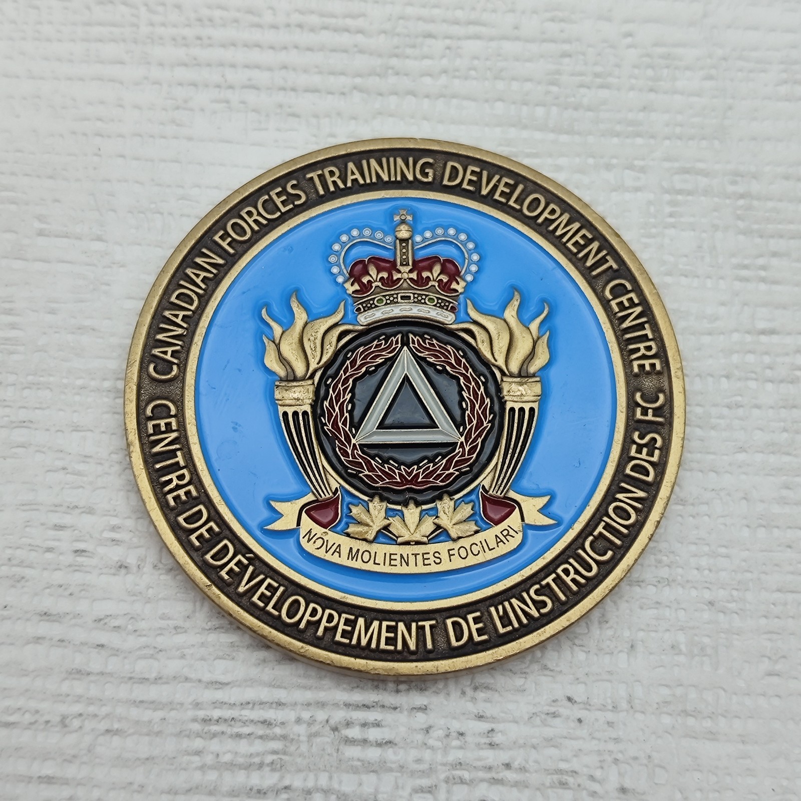 Canadian Forces Training Development Centre Fostering New Methods Challenge Coin