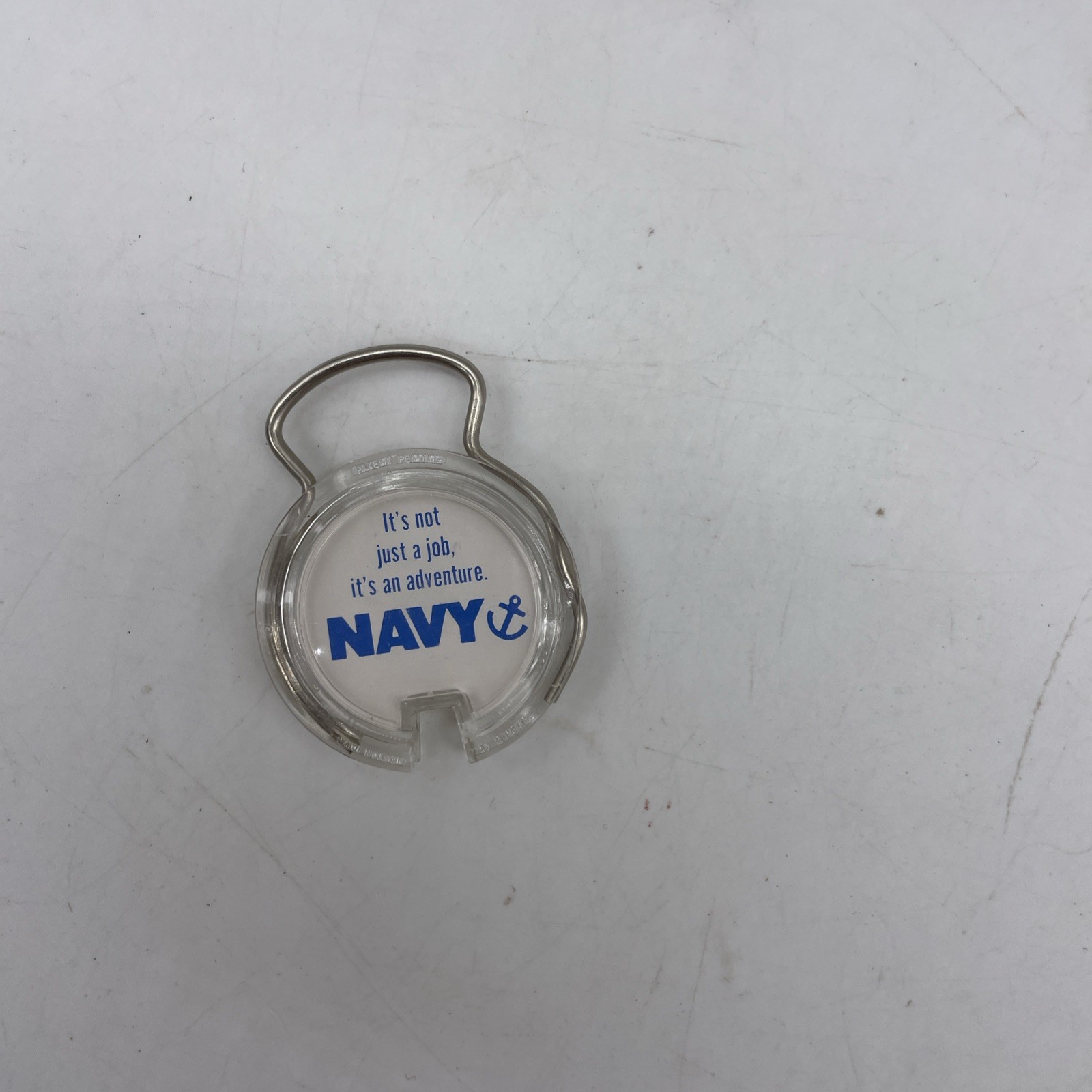 U.S. Navy-It’s not just A Job, It’s An Adventure Vernon Co Keyring RotoRing Vtg