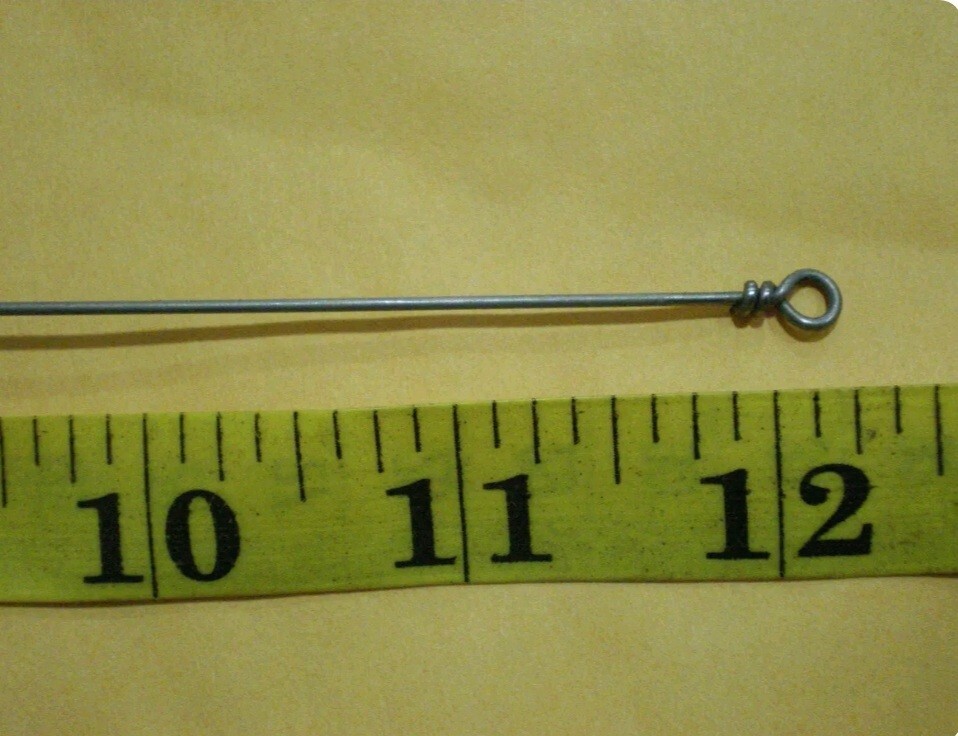25 pcs .051 SS Looped wire shafts 12" Muskie Pike lure making spinner wire