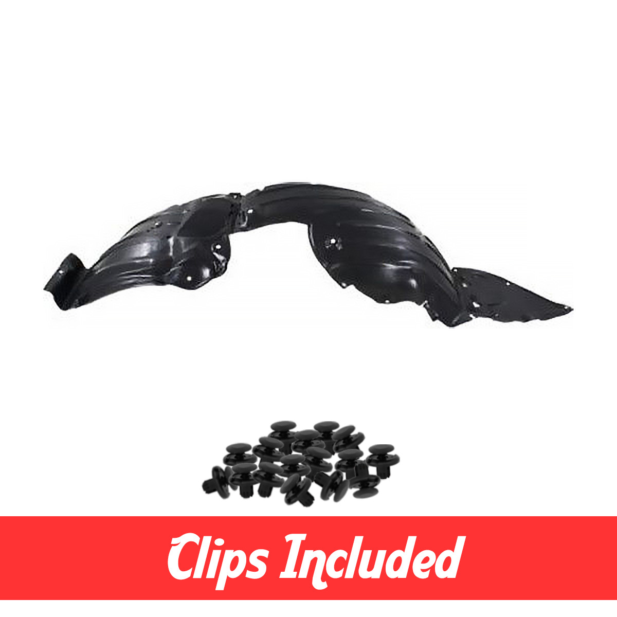 Driver Side Fender Liner w/ Clips For 2014-2017 Mazda 6 GHP956140G MA1248143