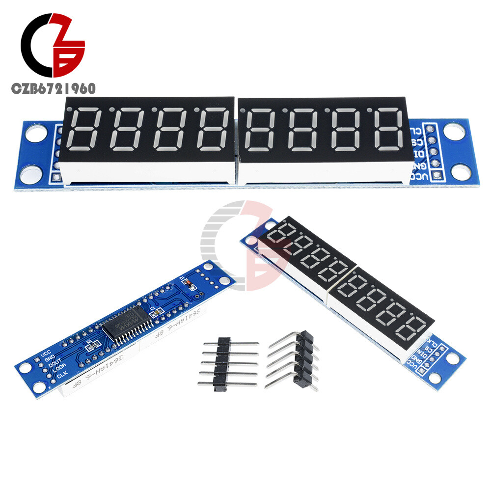 MAX7219 8-Bit LED Display 7 Segment Digital Tube Module For Arduino Raspberry Pi