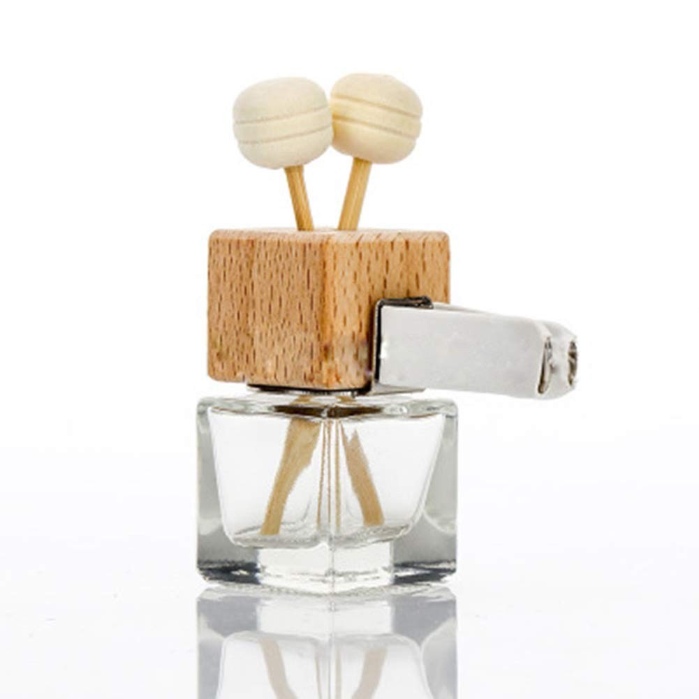 4 Packs Empty Essential Oil Diffuser Bottle Car 4 Count (Pack of 1), Clear