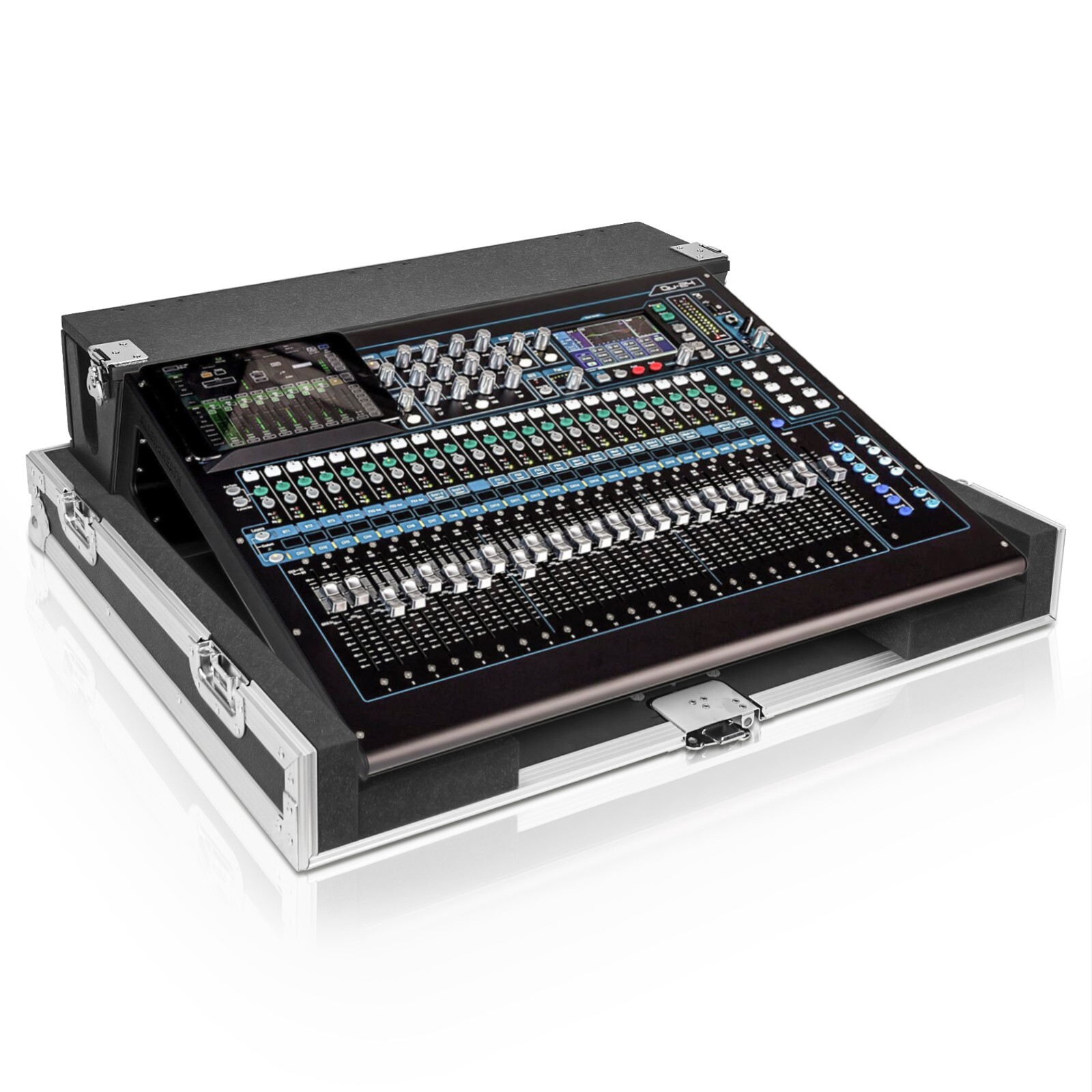 Sound Town ATA Plywood Mixer Case for Allen & Heath QU-24 Console (STRC-QU24DH)