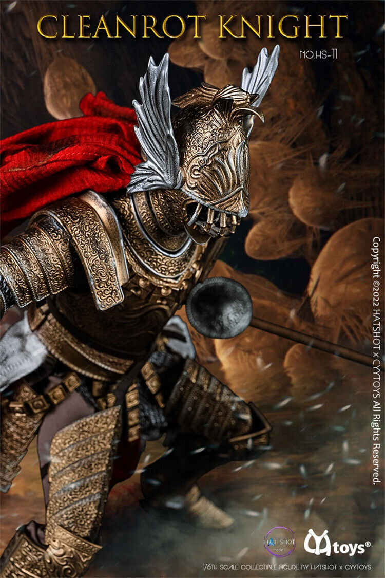 New CYYtoys & HatShot 1/6 HS-11 Cleanrot Knight 12" Action Figure Model Gift