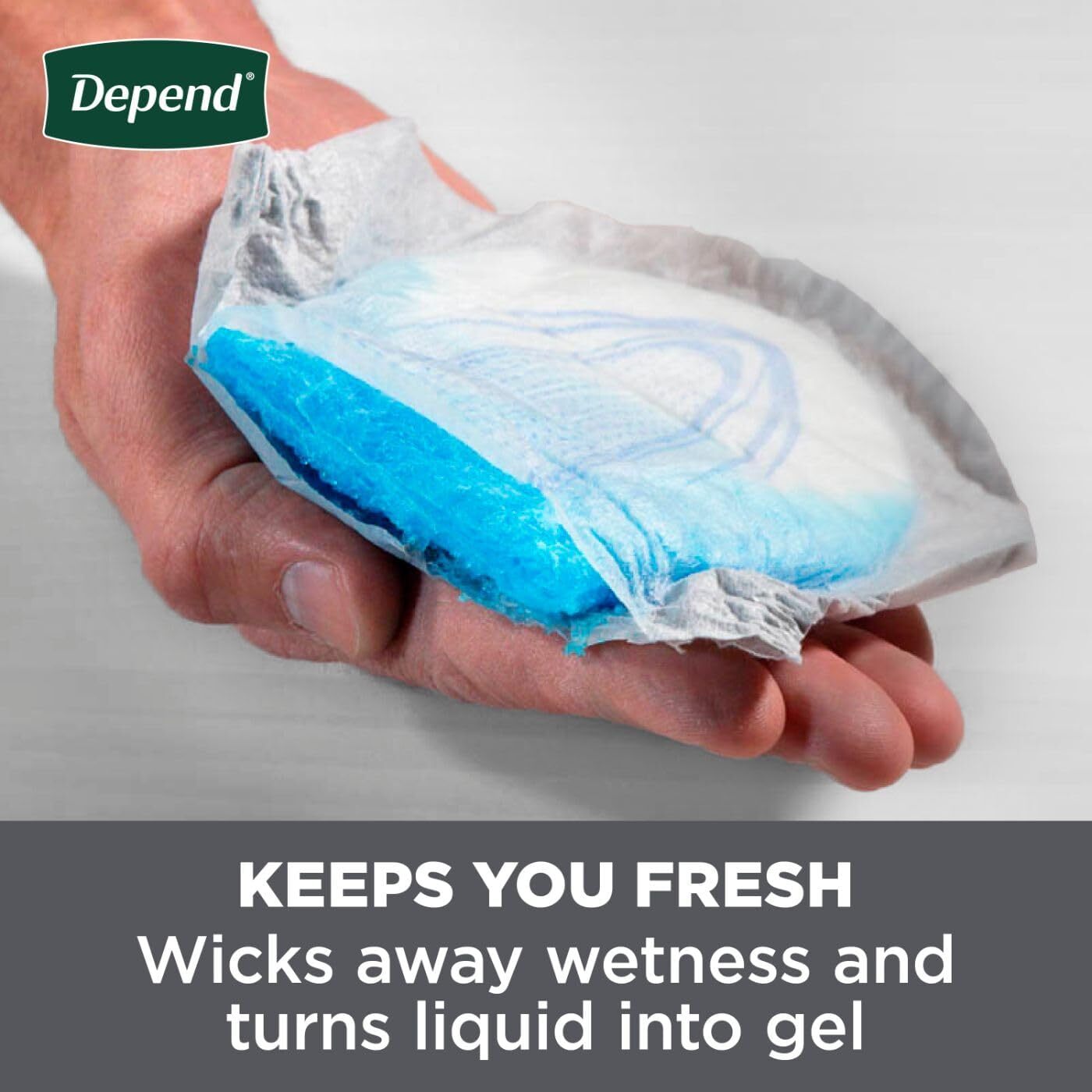 Depend Incontinence Guards/Bladder Control Pads for Men, Maximum Absorbency, 168