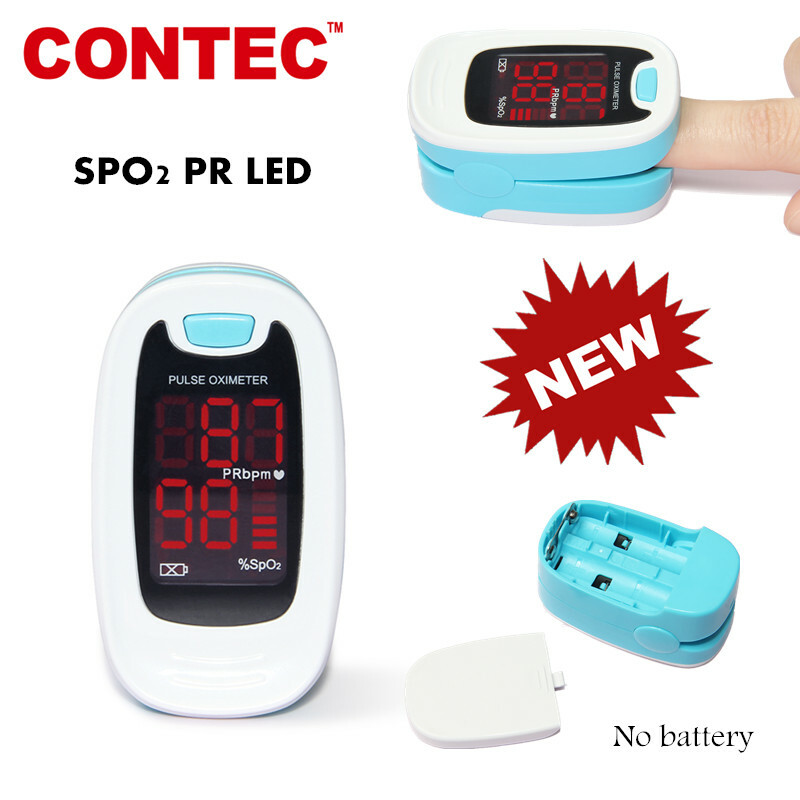 Finger Pulse Oximeter Blood Oxygen SpO2 PR Monitor Free Pouch&Lanyard CMS50M