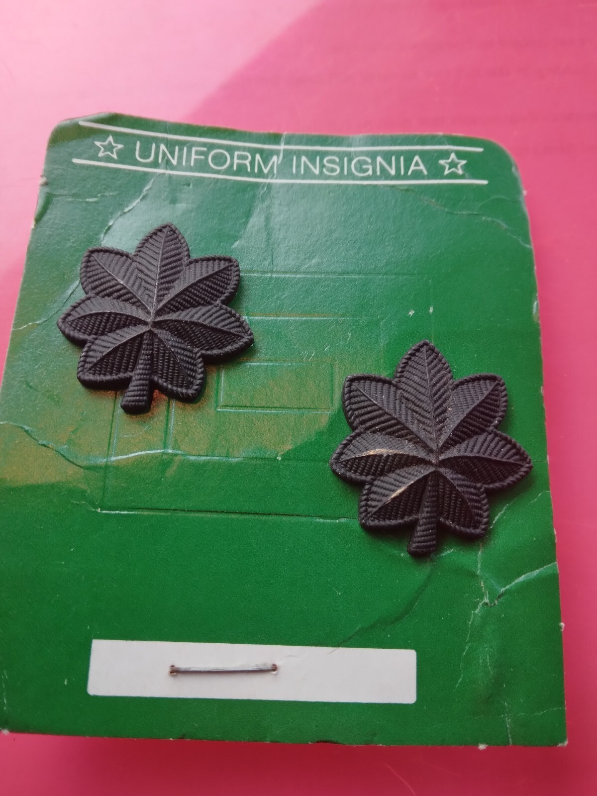 U.S. Military Subdued (Black) Rank Pins - Lieutenant Colonel LTCOL   (23-2565)