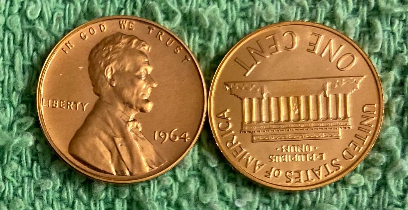 1964  **PROOF**  LINCOLN CENT - NICE COIN - L@@K AT PICTURES!!!!!