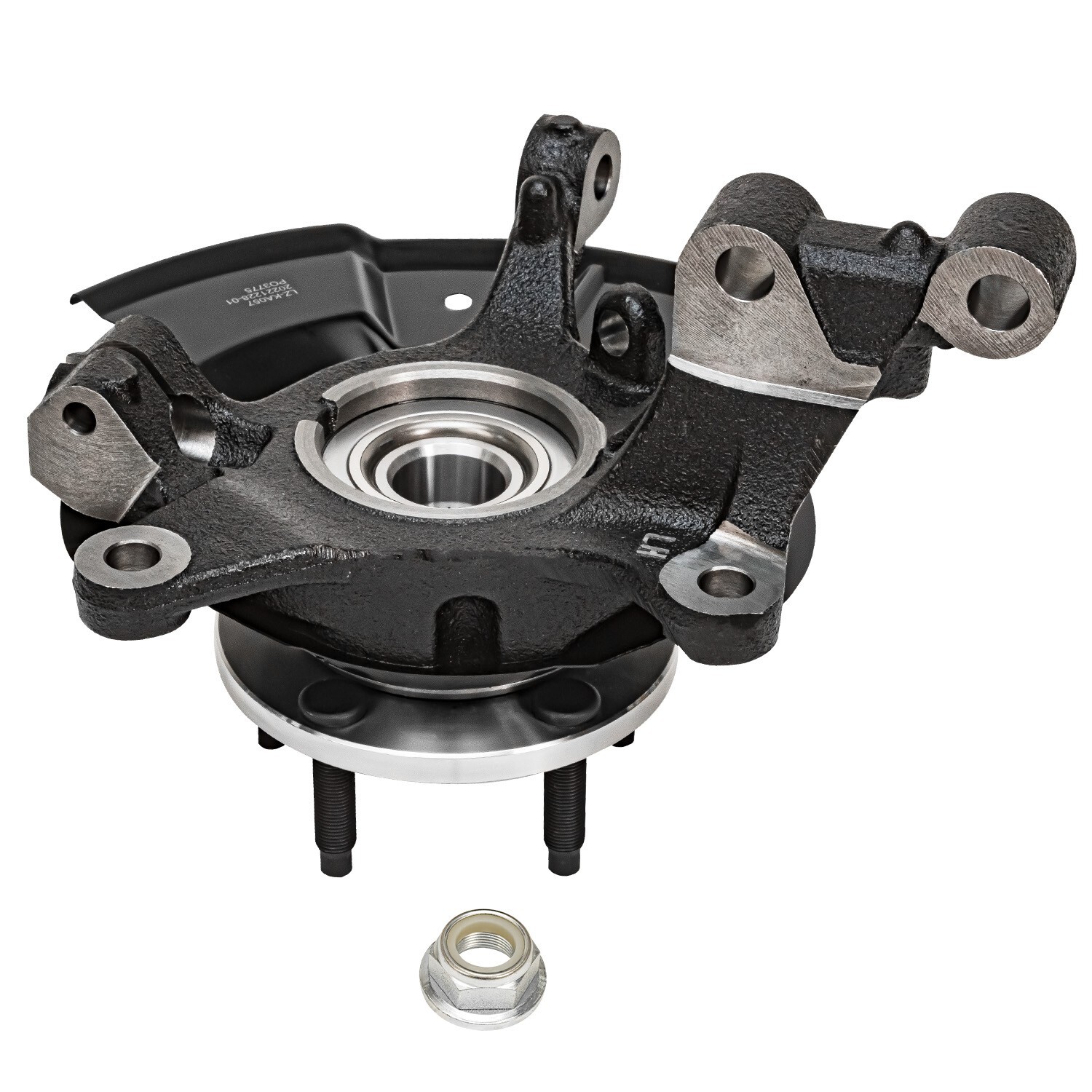 Front Steering Knuckles Rear Wheel Hub Bearings for 2011 2012 - 2014 Ford Edge