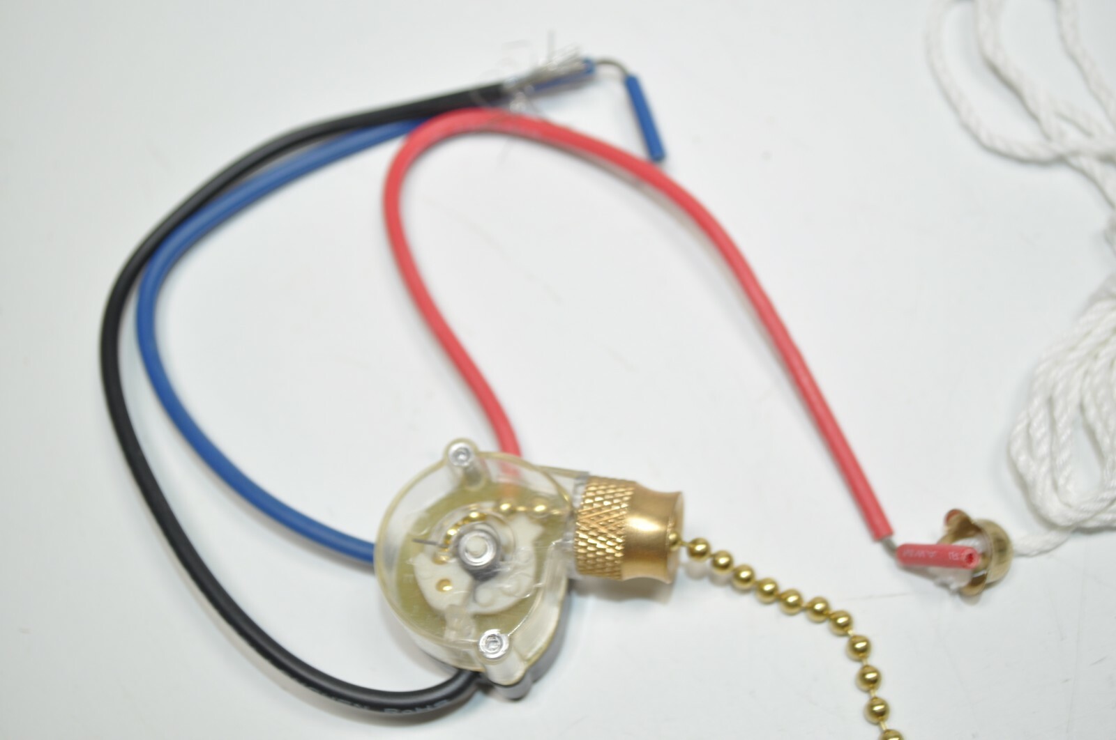 Lot of 3 Servalite Pull Chain Rotary Appliance Switch 3-Speed 2-Circuit 1689U