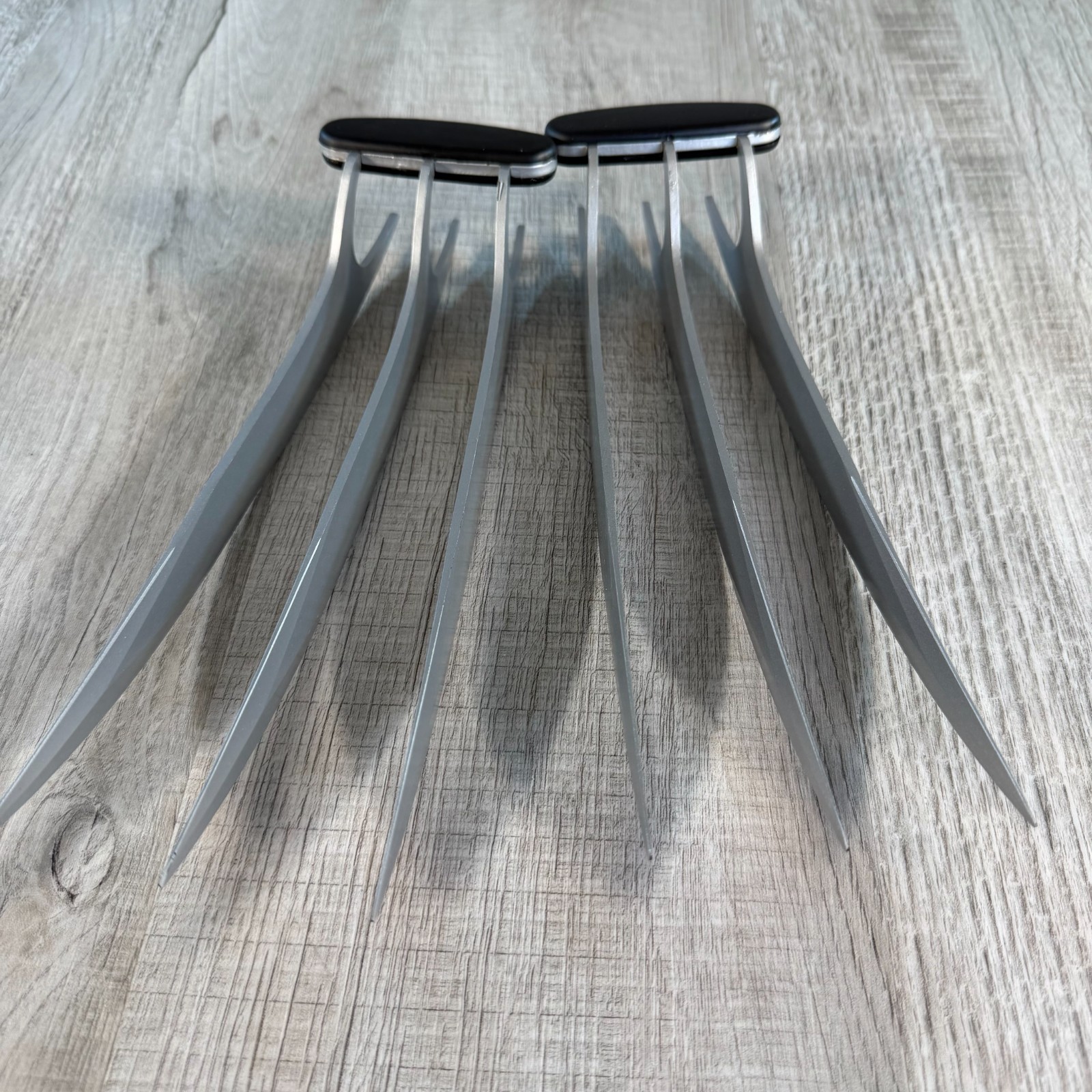 True Claw Stainless Steel Wolverine Claws X-Men Cosplay Prop Pair Marvel Logan